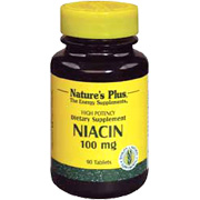 Nature's Plus Niacin 100 mg - 90 tabs