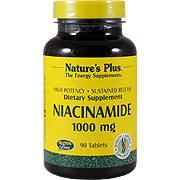 Nature's Plus Niacinamide 1000 mg Sustained Release - 90 tabs