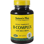 Nature's Plus B-Complex with Rice Bran - 180 tabs