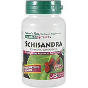 Nature's Plus Herbal Actives Schisandra 200 mg - 60 vcaps