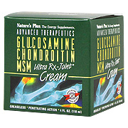 Nature's Plus Glucosamine / Chondroitin / MSM Ultra Rx-Joint Cream - 4 oz