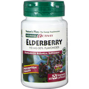 Nature's Plus Herbal Actives Elderberry 110 mg - 60 vcaps