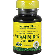 Nature's Plus Vitamin B-12 2000 mcg Sustained Release - 60 tabs