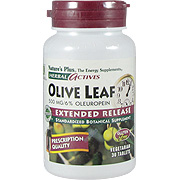 Nature's Plus Herbal Actives Olive Leaf 500 mg Extended Release - 30 tabs