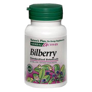 Nature's Plus Herbal Actives Bilberry 50 mg - 60 vcaps