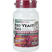 Nature's Plus Herbal Actives Red Yeast Rice 600 mg Extended Release - 30 tabs