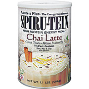 Nature's Plus Chai Latte SPIRU-TEIN Shake - 1.1 lb