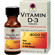 Nature's Answer Vitamin D-3 Drops 4000IU - 0.5 oz