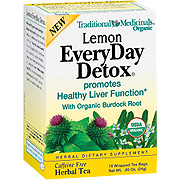Traditional Medicinals Lemon Everyday Detox - 16 bags