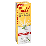 Burt's Bees Natural Flouride Multicare Peppermint Toothpaste - 4 oz