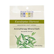 Aura Cacia Eucalyptus Harvest Mineral Bath - Aromatherapy, 2.5 oz