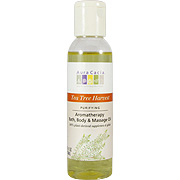 Aura Cacia Tea Tree Harvest Body Oil - Nourish and Protect the Skin, 4 oz