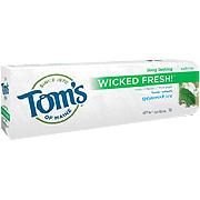 TOM'S OF MAINE Spearmint Ice Wicked Fresh Toothpaste - Long Lasting, 5.2 oz