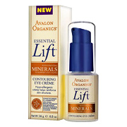 Avalon Organic Botanicals Essential Lift Contouring Eye Creme - Anti-Aging Minerals, 0.5 oz