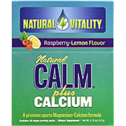 Natural Vitality Calm Plus Cal Raspberry/Lemon - 30 pk