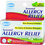 Hyland's Seasonal Allergy - 60 tabs