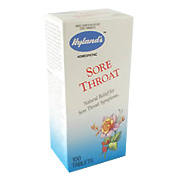 Hyland's Sore Throat - Relieves Symptoms of Dry and Sore Throats, 100 tabs