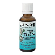 Jason Natural Organic Tea Tree Oil - Pure Australian Melaleuca Alternifolia, 1 oz
