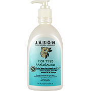 Jason Natural Tea Tree Oil Satin Soap With Pump - Soothing and Comforting, 16 oz