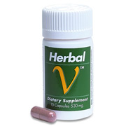 Lane Labs Herbal V - Supports Genital Blood Flow For Sexual Function, 10 caps