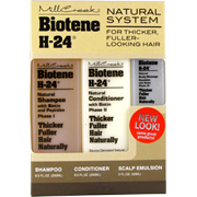Mill Creek Botanicals Biotene H 24 Tri Pack - Natural System For thicker, Fuller Looking Hair, 3 pc
