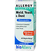 Natra Bio BioAllers Mold Yeast Dust Allergy Relief - 1 oz