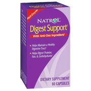 Natrol Digest Support - With Anti Gas Ingredient, 60 caps