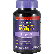 Natrol My Favorite Multiple - Supports Overall Health and Immune System Supports, 120 tabs