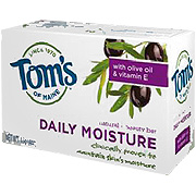 Tom's of Maine Daily Moisture Beauty Bar Soap - Clinically Proven to Maintain Skin's Moisture, 4 oz