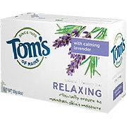 TOM'S OF MAINE Relaxing Moist Bar Soap Twin Pack - with Calming Lavender, 4oz+4oz