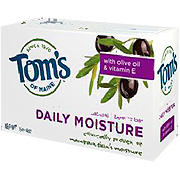 Tom's of Maine Daily Moist Bar Soap Twin Pack - Clinically Proven to Maintain Skin's Moisture, 4oz+4oz