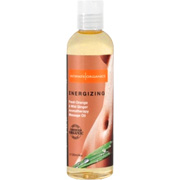 Intimate Organics Massage Oil Energizing Orange and Gingerfoot Aromatherapy - 4 oz