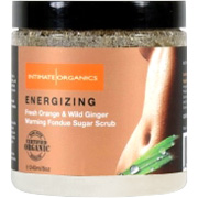 Intimate Organics Warming Fondue Body Scrub Energizing Fresh Orange and Wild Ginger - 8 oz
