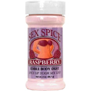 Sex Spice Edible Body Dust Raspberry - 2 oz