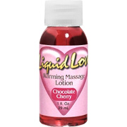 Liquid Love Chocolate Cherry  Warming Massage Oil -1 oz