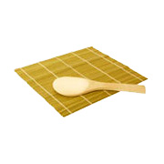 Harold Import Sushi Mat with Bamboo Paddle - 1 pc