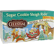 Celestial Seasonings Holiday Tea Sugar Cookie Sleigh Ride - Herbal Caffeine Free Blend, 20 bags