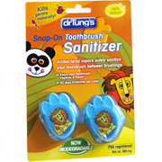 Dr. Tung's Kids Snap On Strawberry Toothbrush Sanitizer - 2 ct