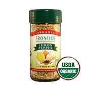 Frontier Lemon Pepper Certified Organic Seasoning Blend - 2.15 oz