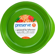 Preserve Everyday Tableware Apple Green Plates - 4 ct
