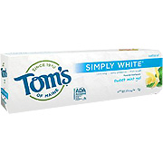 Tom's of Maine Oral Care Sweet Mint Getl Simply White Toothpastes - Fluoride Toothpaste, 4.7 oz