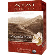 Numi Tea Blend Puerh Magnolia Green Tea - 16-18 bags