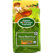 Green Mountain Coffee Roasters Certified Organic Coffee House Blend Whole Bean Decaf - 10 oz