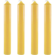 Honey Candles Pure Beeswax Candles 6'' Tubes - 4 ct