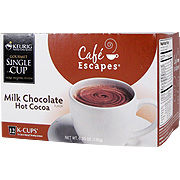 Green Mountain Coffee Roasters Gourmet Single Cup Coffee Milk Chocolate Hot Chocolate - 12 K-Cups Cafe Escapes