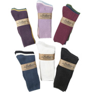 Maggie's Functional Organics Socks Natural Crew Tri-Packs Size 10-13 - 1 pc