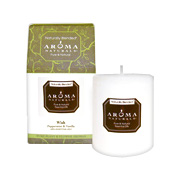 Aroma Naturals Wish Snow Pillar Candle - 3 inches x 3 1/2 inches, 1 pc