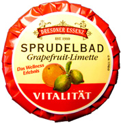 Dresdner Essenz Sparkling Bath Vitality, Grapefruit-Lime - 3 oz