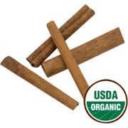 Frontier Cinnamon Sticks, 2 3/4'' long, Certified Organic - 25 lb