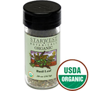 Starwest Botanicals Organic Basil Leaf Jar - 0.72 oz